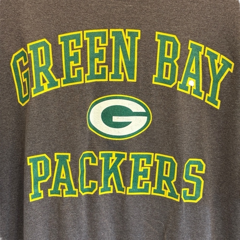 Team Apparel NFL Mens Size XL Gray Green Bay Packers Tee Shirt - Picture 6 of 6